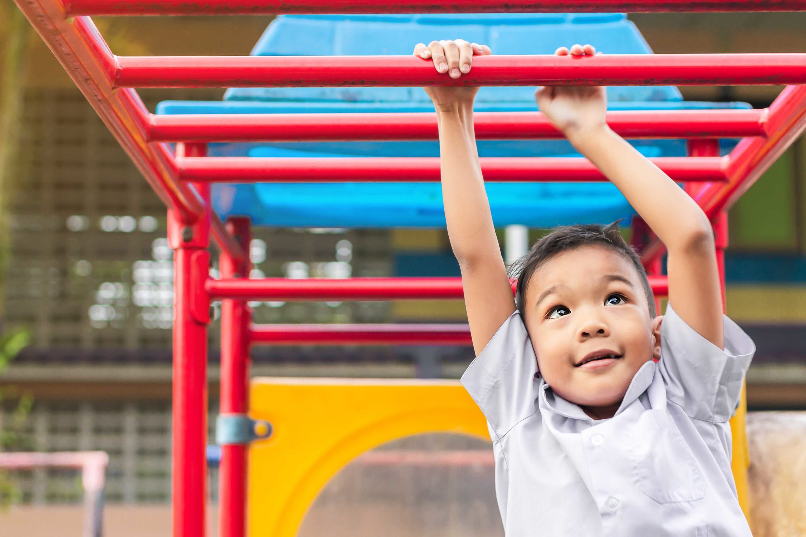 Happy Child on Playground